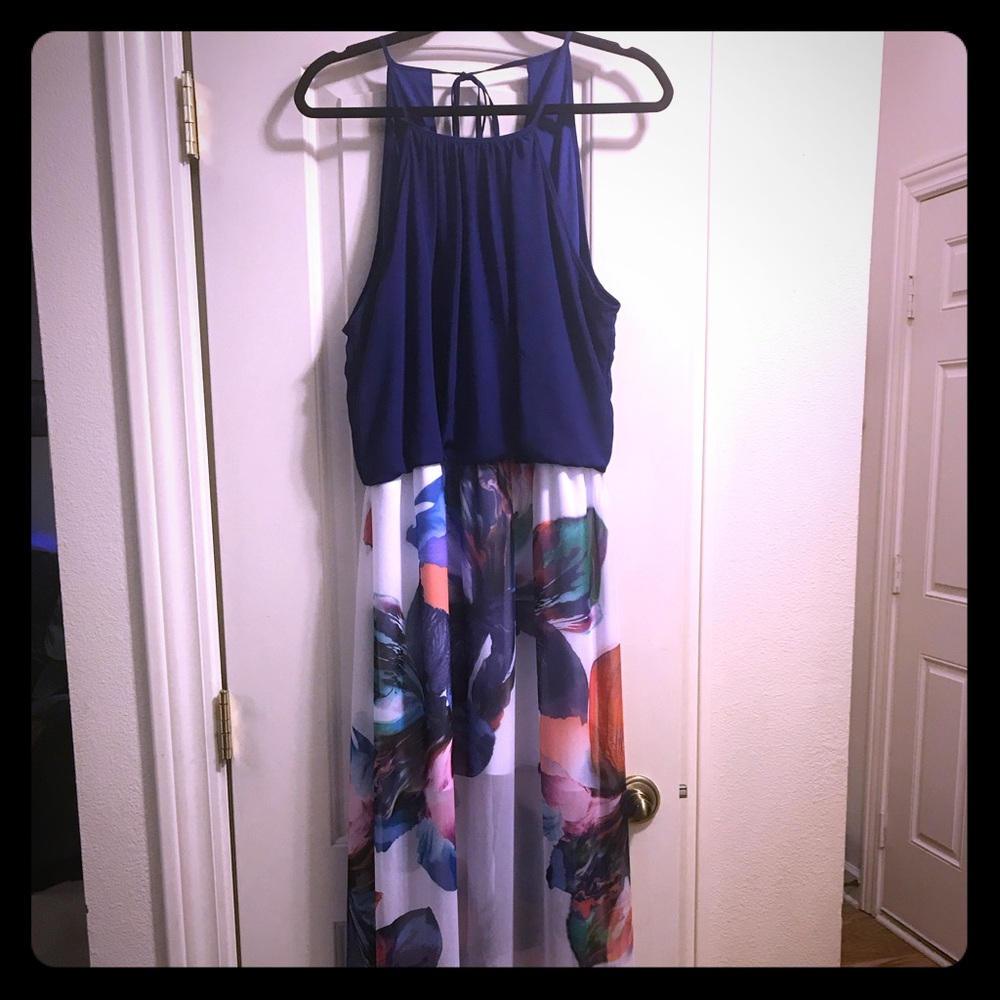 Bisou Bisou Long Floral Dress